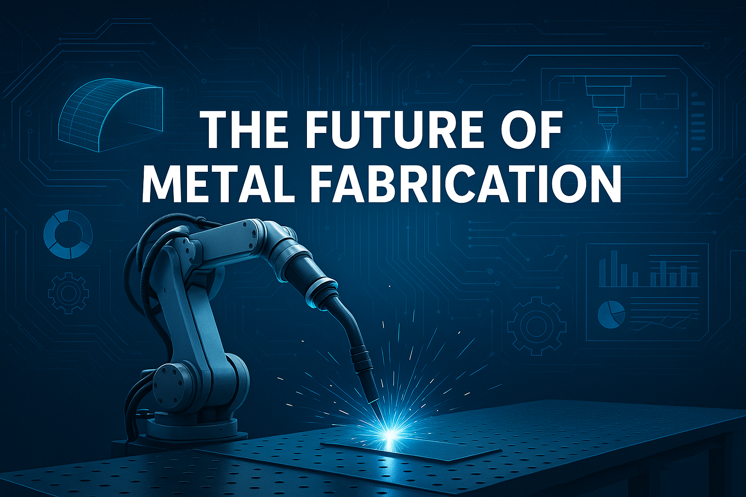 CNC laser cutting machine demonstrating precision and automation in the future of metal fabrication