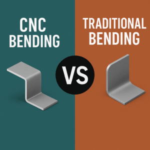 Comparison of CNC bending and traditional bending processes in metal fabrication
