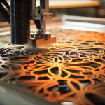 CNC laser cutting service in UAE with precision cutting on metal sheet